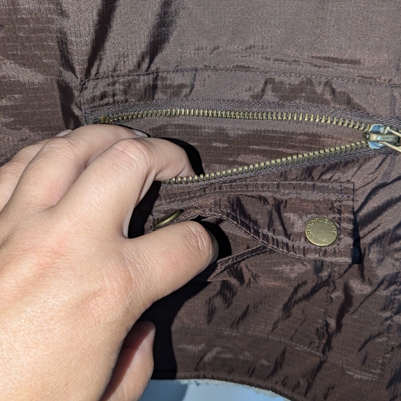 Armor Jeans: Brown sleeveless Vest multiple pockets size: XL - Picture 3 of 7